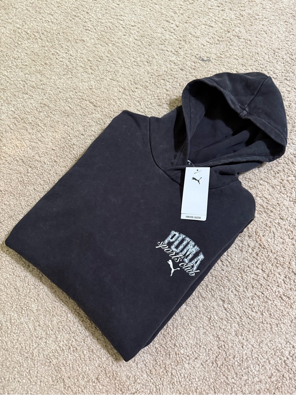 PUMA Class Pack Men's Washed Hoodie Pullover Black 684641 01 Medium New Sz M - Picture 6 of 10